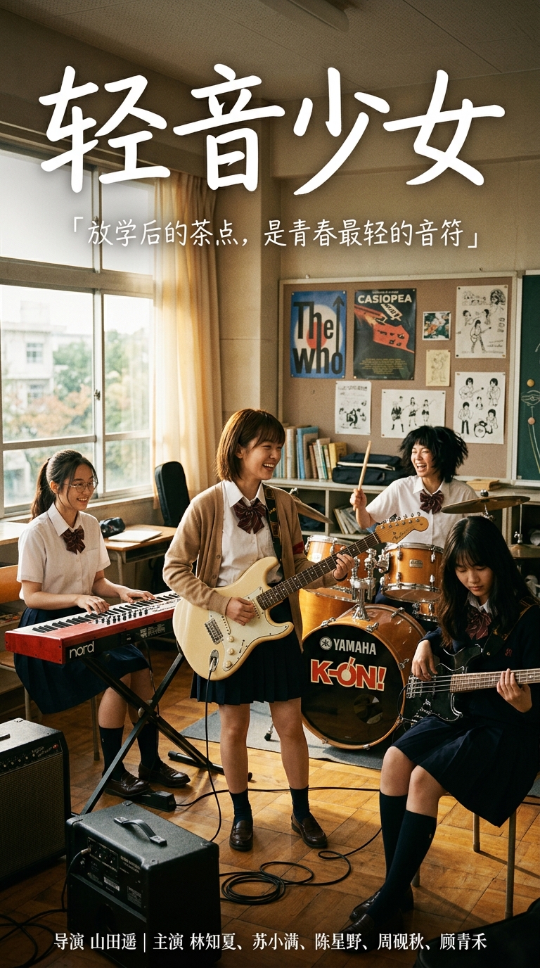 《轻音少女》主视觉